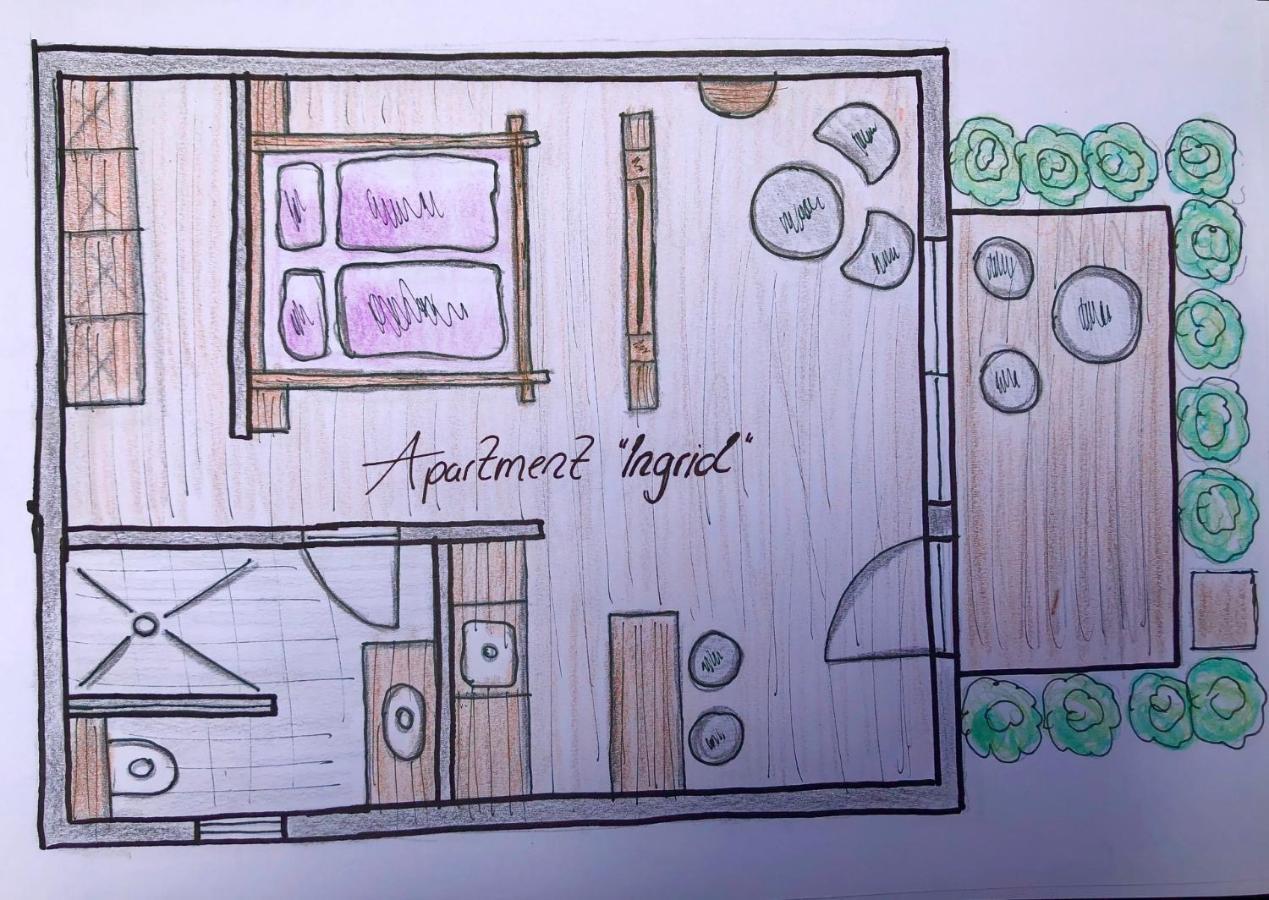 Gaestehaus Annel Niederhorbach ภายนอก รูปภาพ